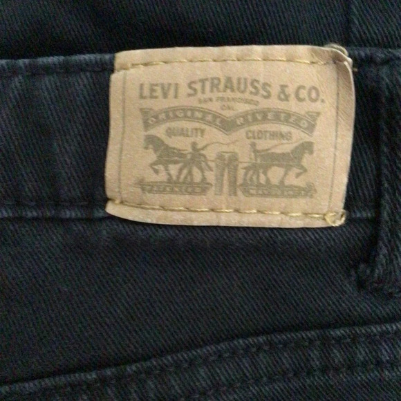 Levi’s 710 Super Skinny Black Distressed Denim Jeans - Size 12 - Picture 11 of 11